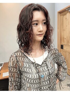 ヨーク(yoke) パーマ/ハードパーマ/ボブパーマ/ワインレッド