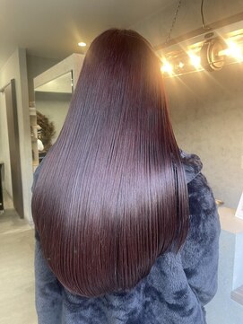 スリーバイベルベット(THREE...by velvet) ディープレッド