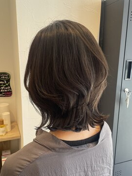 ギフト(Gift. hair&spa) 【Gift.hair&spa】レイヤーボブ×オリーブブラウン