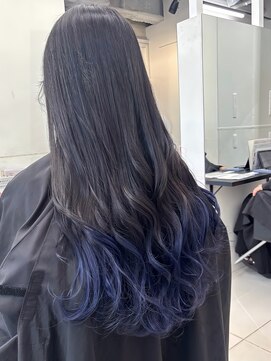 アライブ ハラジュク(ALIVE harajuku) 【ALIVE 夕貴】ブルーグラデーションカラー