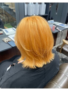 オレンジブロンドカラー