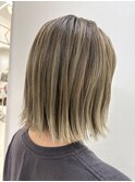 【北見】#ハイライト#ブリーチカラー#ボブ