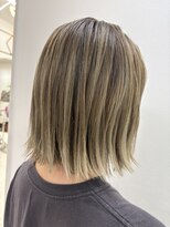 アールモンドヘア新世界&nbsp;【北見】#ハイライト#ブリーチカラー#ボブ