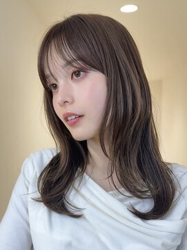 アイトーキョーエス 渋谷(AI TOKYO S) 着物ヘア/ダークアッシュ/ミディアムレイヤーカット/渋谷