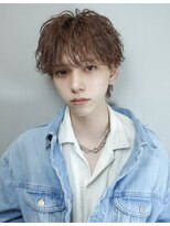 ピア ヤクイン(Pia Yakuin) マッシュ×シャドウパーマ×ブラウンカラー