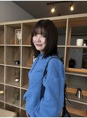 ミディアムbob × layer