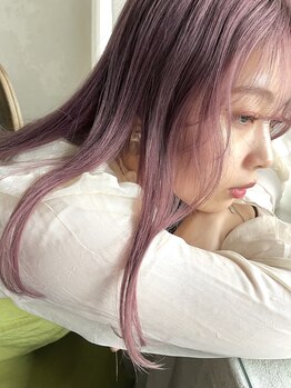 ココワ(cocowa)の写真/【私らしさ×透明感】" cocowa" だけの色落ち後まで計算された、洗練されたデザインカラーを叶えます♪