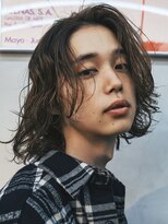 アンサー 原宿(ANSWER)&nbsp;原宿メンズボブメンズミディアムシャドウパーマニュアンスパーマ