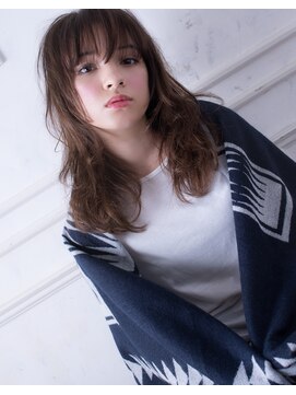 ローラン(ROULAND) 【ロング】タンバルモリワンサイドセミウェットグレージュ