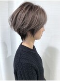 外国人カラー グラデーションカラーショートスタイル