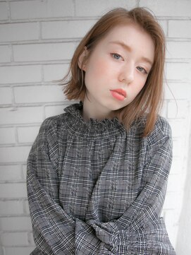 ルティア(Lutia) ダブルカラー 透明感カラー 切りっぱなし