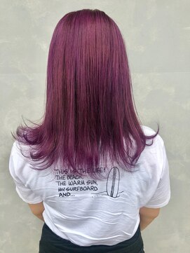 へアメイクワンプラス 四日市(HAIR MAKE ONEplus) 愛されモテ髪女子カラーバターパープルスタイル♪