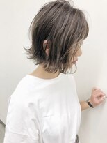 ガーデン ヘアークリエイトスペース(garden hair create space) 大人ハイライトカラー×ボブ×グレーアッシュ【30代/40代/50代】