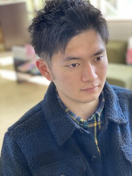 ローシュヘアー(Rosh hair) 爽やか系ツーブロアップバング