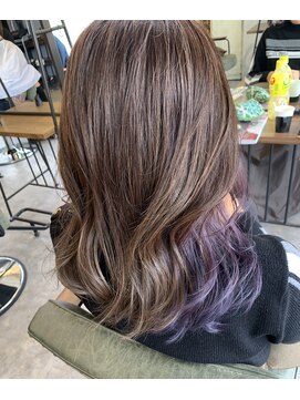 ヘアスタジオニコ(hair studio nico...) インナーラベンダー