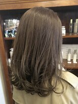 オロ(ORO) 【ORO】赤みのないラベンダーグレージュレイヤー 浅見