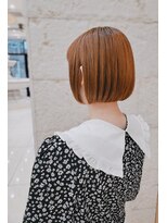 ティンク 横須賀中央(Tink)&nbsp;オレンジベージュなミニボブ