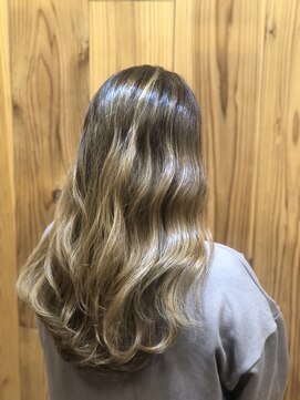 クロック 松井山手店(Clock) 【Clock 川島充喜】ハイライトカラーでテラコッタベージュ