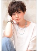 Lien☆小顔ショートマッシュ×ニュアンス毛先パーマ　立川