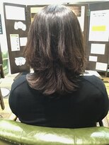 美容室 エス 加賀野店(es)&nbsp;ミディアムウルフ