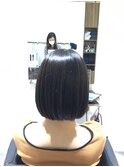髪質改善/切りっぱなしボブ/美髪/30代40代/［人形町］