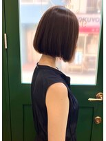 プチメゾントウキョウ(Petit Maison Tokyo)&nbsp;内巻きショートボブ_イルミナカラーマットグレー