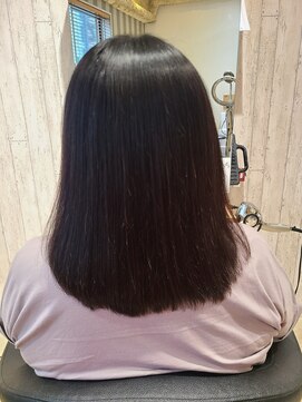 ヘアサロン フラット(hair salon flat) 大人かわいい20代30代プロテストリートメント髪ツヤセミロング