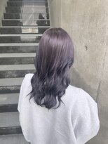 レフ(LEF)&nbsp;ラベンダーアッシュシルバー/ダブルカラー/ケアブリーチ