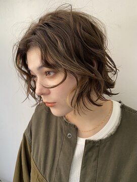 ソイリウム 下北沢(soi rium) ボブのニュアンスパーマ