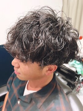 リバティシェアバーバー 銀座2nd(LIBERTY SHARE BARBER) マッシュ×ソフトツイストスパイラルスパイラル