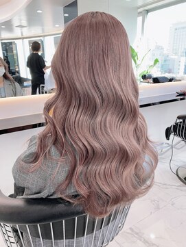 ラピス 福岡天神店(Lapis) ミルクティーピンク/ブリーチ/福岡/天神/担当_原島ユウヤ