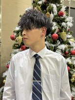 ゼスト 吉祥寺店(ZEST)&nbsp;【鈴木楓竜】波巻きスパイラルパーマメンズマッシュ吉祥寺