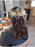 卒業式 お呼ばれヘア ヘアアレンジ 結婚式[TiTi_福田りの]