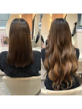 ミラ(Mila) 大人気最高級人毛シールエクステ！2色ミックス！