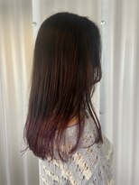 アイビー 吉祥寺(I Be, KICHIJOJI)&nbsp;【吉祥寺　アイビー 美容室】裾カラーガーネット ケアブリーチ