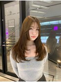 ワンカールで決まるレイヤーカット