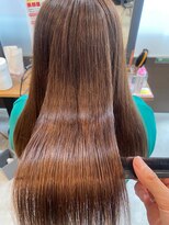 カラーラボ 田端店(Color Lab.)&nbsp;可愛いアプリコットブラウン