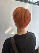 ヘア イノウエ HAIR INOUE 夏だからこそ派手髪!!オレンジショート