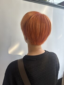 ヘア イノウエ HAIR INOUE 夏だからこそ派手髪!!オレンジショート