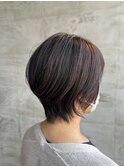 大人ショート/ヘアマニキュア/白髪ぼかし/ダメージレスカラー
