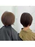 髪質改善ショートボブ