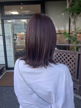 アヴァンス 北花田店(AVANCE) 【#ナチュラル派のピンクブラウン】×透明感×ワンカールミディ