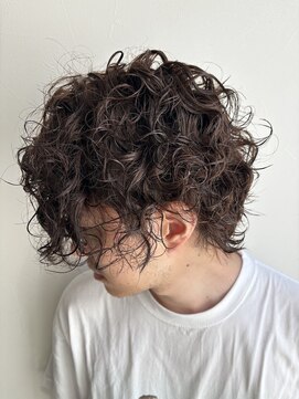 グラフ 立川(Graph.) 無造作ミディアムパーマメンズ