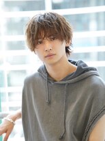 アルファ 新宿(alpha)&nbsp;サーフカール/ 刈り上げセンターパート/ブルーブラック[新宿駅]