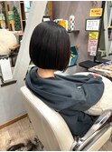 髪質改善ストレートボブ