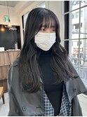 【SANA】顔まわりカットとくびれ巻き