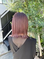 ミチオノザワヘアサロンギンザ 静岡店(Michio Nozawa HAIR SALON Ginza) きりっぱなし×ほんのりピンクブラウン