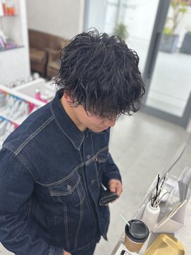 ヌードルバイコア(noodle by CoRe.gn) 波巻きパーマ/メンズパーマ/メンズカット