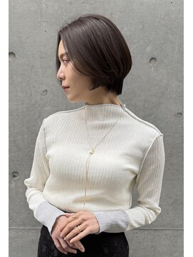 ロンド 銀座(Lond) ●杉浦ウェーブミディアム似合わせカットメルティカラーショート