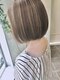 アピューズ ヘアー 芦屋(Apiuz Hair)の写真/【芦屋駅/22時迄】ダメージレス&自然に馴染む髪色に！上品なグレイカラーやデザイン性のあるカラーもお任せ